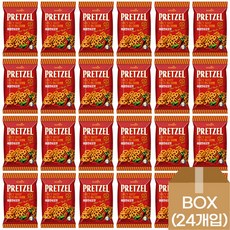 삼진)미니프레첼(매콤한비프맛)-박스(24개입), 단품