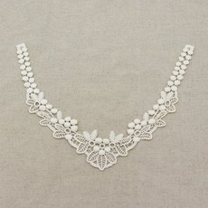 내추럴 쁘띠플라워 네크라인 모티브(NM-32), 1개