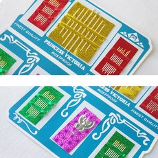 Princess 손바늘세트 실끼우개 바늘류 30개 1set, 1개