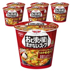 닛신 주먹밥 가게의 직원식 수프 매콤 미소된장 찌개, 6개, 13g