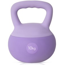 Need 말랑말랑 소프트 PVC 케틀벨 아령, 1개, 10kg, purple