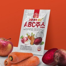 단디푸드 사과 비트 당근 ABC주스, 240개, 100ml