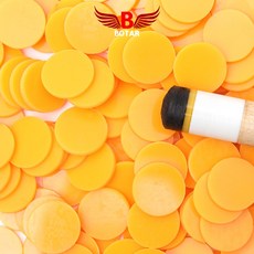 [보타르] 당구 큐팁 패드 탄성강화 큐팁 방석 선골 보호/국내배송-당일출고, 6.오렌지(1개), 1개