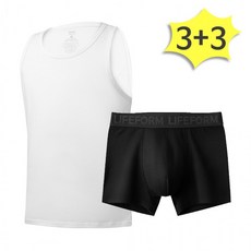 라이프폼 남성 코튼블랙 드로즈 런닝 3+3 세트 기본