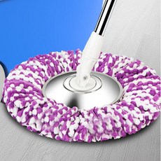 극세사 걸레-스핀업 회전걸레 통돌이 막대걸레 청소기, 극세사걸레, 1개