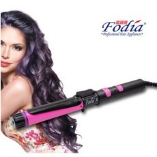 Fodia富麗雅A1粉紅全自動電棒32吋-左右旋轉電棒捲 原廠隔熱套