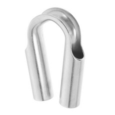 산업용 고강도 스테인리스 스틸 와이어 로프 튜브 심블 케이블 안전 및 안정성을 위한 보호 리깅 클램프 설치가 용이함