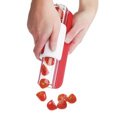 방울토마토 슬라이서 커팅기 샤인머스켓 레드 감자 절단기, 1개