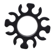 롤랜드 V TD 38mm 드럼 용 드럼 스틱 홀더 클립 실리콘 드럼 스틱 스탠드 클립 액세서리 블랙, 검은색