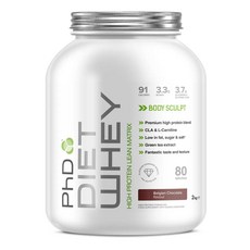 [영국발송] PHD 뉴트리션 다이어트 웨이 프로틴 파우더 초콜릿 맛 2kg PHD Diet Whey Protein Powder Vanilla Flavour, 1개