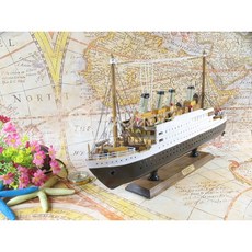 타이타닉 우주선 모델, 50cm, 하얀, 1개