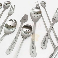 루피네상점 양식기수저 웨이브 스마일 커트러리, 유아 포크 (CG02394)