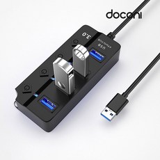도코니 USB 3.0 4포트 허브 san+40560sw