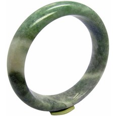 【小樂】翡翠手鐲 牛仔藍伴白月光 天然A貨(手圍18.8 內徑59mm V627), 1個