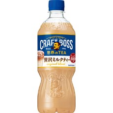 【세트 구입】산토리 크래프트 보스 밀크티 홍차 600ml×24개 + 산토 3119, 1