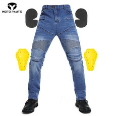 廠傢直銷718款護具四件套牛仔褲 騎行褲 賽車褲 機車褲