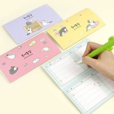 [예스24배송] 핑크풋1000냥냥독서통장(랜덤발송), 단일옵션