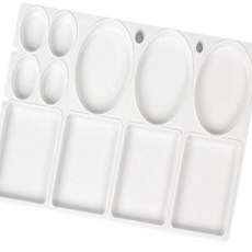 평판 팔레트 Medium 화가 채색 예술, 1개, 상세페이지 참조