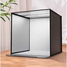 중형 포토부스 간이 스튜디오 사진 누끼 촬영 박스 45cm(2라이트 화이트)+화이트 배경, 45cm(2라이트 화이트)+5색 배경판