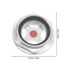 [호환제품] 5Pcs 알루미늄 오일 레벨 스레드 표시기 (공기 압축기 탱크 누출 감지 액체 게이지)