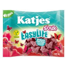 캇예스 Katjes 젤리 이지라이프 사워 비건, 1개, 195g