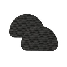 VITALO 붙이는 EVA 미끄럼방지 밑창패드 보강패드 신발구두밑창패드 2P, 2개, 블랙