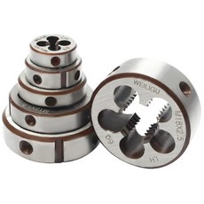 나사산 다이 왼손 메트릭 라운드 M2 M10 ~ 합금강 금속 절삭 공구 가공용, 01 M3x0.5, 03 1Pcs