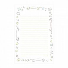 1000 선물 곰신 편지지(171x253mm) 군인 모닝글로리 - 롱냥이3, 단품