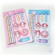 RS 연필보호캡 캐릭터연필 마이멜로디 학용품세트 학교사무용품