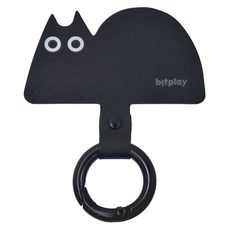 bitplay 掛繩通用墊片, 炭黑貓, 1個