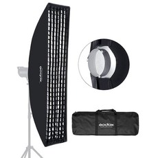 Godox 30cm x 120cm 12 5 47 스트립 벌집 그리드 소프트박스 보웬스 마운트 플래시 라이트 및 기타 스튜디오 라이트용, 30x120cm, 1개