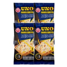 오뚜기 UNO 사각피자 고르곤졸라_냉동 91g 4개, 3세트