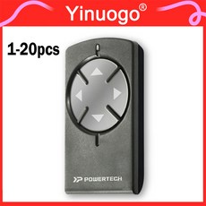 10pcs POWERTECH PR2 전기 게이트 제어 차고 오프너 원격 433MHz 롤링 코드 송신기