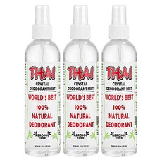 타이 데오드란트 스톤 크리스탈 데오드란트 미스트 스프레이 240ml 3개