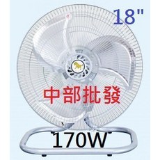 金牛牌 18吋 桌扇 工業扇 電風扇 三段風速 170W, 風扇+