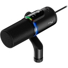 하이퍼엑스 플립캐스트 다이내믹 마이크 XLR/USB 이중 연결 카디오이드단일 방향 멀티펑션 노브 탭 무음 호환 가능 엔지니어리티 텔레워크 스트리머 콘텐츠 제작자 게이머용, 하이퍼엑스 플립캐스트 다이내믹 마이크 XLR/USB 이