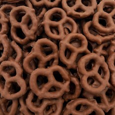 라에타푸드 밀크 초콜릿 덮인 프레첼 부드러운 밀크 초콜릿에 소금 간 프레첼 14온스 Milk Chocolate Covered Pretzels 14 Ounce Bag, 1개