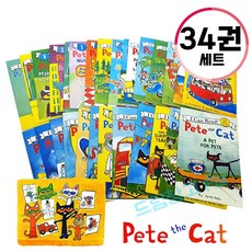 [드림창고] 아이캔리드 피트더캣 34권 세트 개정판 pete the cat 영어원서 음원제공