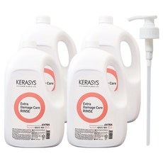 케라시스 엑스트라 데미지케어 린스 + 펌프증정, 7개, 4L