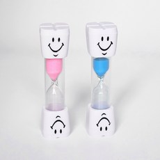 인테리어용 어린이 양치모래시계 3분 타이머 시계소품, 핑크