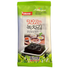 미섬태건유통 맛있는 미니김 10봉 대박구성 녹차김 자취반찬 식탁김 [원산지:국산], 10개, 3g