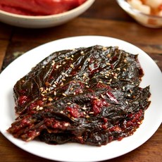 식객 프리미엄 반찬 양념깻잎, 2개, 450g