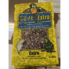 藍亞仕 Extra 中大型有殼營養飼料, 1個, 2500ml