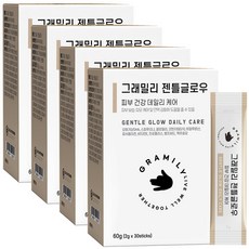 그래밀리 젠틀글로우 강아지 고양이 피부 피모 영양제, 피부/피모, 4개