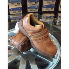 Mizuno Golf 全新高爾夫球鞋 無釘款 無鞋帶 寬瑄版(EEEE) 咖啡色, 咖啡色,25cm, 1個