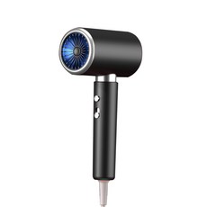 AOUDK 파워풍량 전문가용 이온 헤어 드라이어 2000W, 블랙