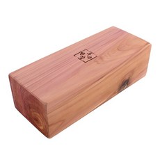 국산 향나무 목침 사각 A ( 통원목 딱딱한베개 여름 건강 찜질방베개 사우나 휴게실 나무 경침 효도선물 쿨베개 ), 단품