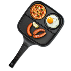 퀸센스 모아 사각나눔팬, 27cm, 1개