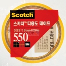 아이온케이 회사소모품 스카치테이프리필 550 12mmx20M