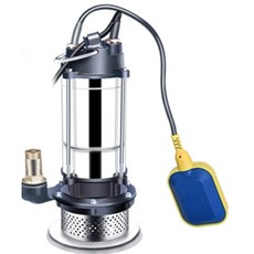 워터펌프 캠핑 긴급배수 전기 매트 야외 펌프 다이아프램, 1.5인치 370W5m 전선하수 부유식